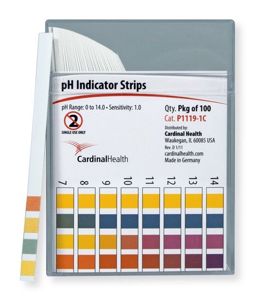 Lab & Scientific Supplies>pH Indicators>pH Test Strips - McKesson - Wasatch Medical Supply